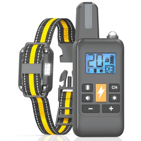 Remote Bark Control Collar–3 Training Modes